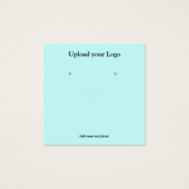 eenvoudig minimaal om jouw tekst-oorspasje toe te  vierkante visitekaartjes