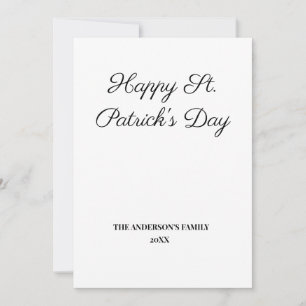 eenvoudig minimaal om jouw tekst st. patricks-dagk