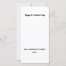 eenvoudig minimaal om jouw tekst st. patricks-dagk