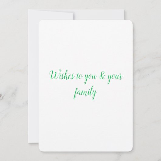 eenvoudig minimaal om jouw tekst st. patricks-dagk (Achterkant)