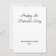 eenvoudig minimaal om jouw tekst st. patricks-dagk