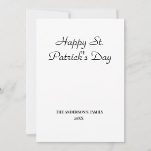 eenvoudig minimaal om jouw tekst st. patricks-dagk