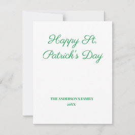 eenvoudig minimaal om jouw tekst st. patricks-dagk