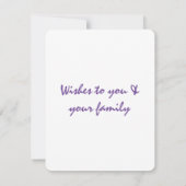 eenvoudig minimaal om jouw tekst st. patricks-dagk notitiekaartje (Achterkant)