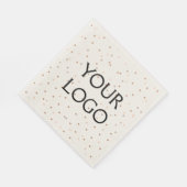 eenvoudig minimaal om uw logo en ontwerp hier aan  servet (Hoek)