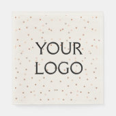 eenvoudig minimaal om uw logo en ontwerp hier aan  servet (Voorkant)