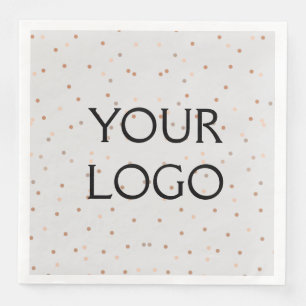 eenvoudig minimaal om uw logo en ontwerp hier aan  servet