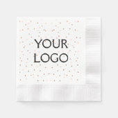 eenvoudig minimaal om uw logo en ontwerp hier aan  servet (Voorkant)