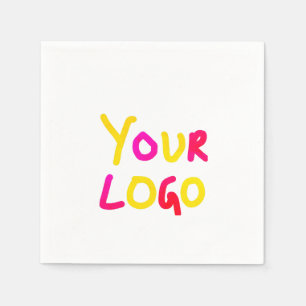 eenvoudig minimaal om uw logo en ontwerp hier aan servet