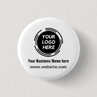 Eenvoudig minimaal om uw logo/ontwerp hier toe te  ronde button 3,2 cm