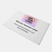 eenvoudig minimaal om uw logo/ontwerp-waterverf to deurmat (Schuin)