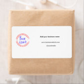 eenvoudig minimaal om uw logo/ontwerp-waterverf to etiket (Insitu)