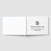 eenvoudig minimaal om uw logo-/ontwerpaangepast to gastenboek (Volledig)