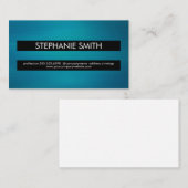 Eenvoudig minimaal | Ondernemingen Visitekaartje (Voorkant / Achterkant)