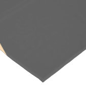 Eenvoudig minimaal peach, koraal en zwart korte tafelloper (Hoek)