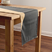 Eenvoudig minimaal peach, koraal en zwart korte tafelloper (Voorbeeld)