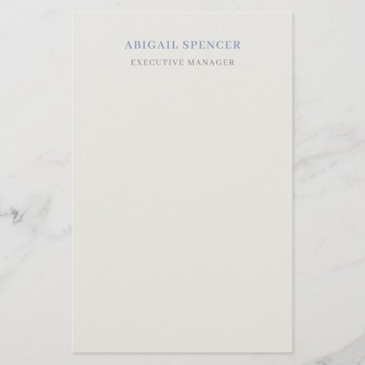 Eenvoudig Minimaal Professioneel Briefpapier (Voorkant)