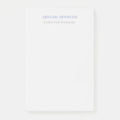 Eenvoudig Minimaal Professioneel Post-it® Notes (Voorkant)