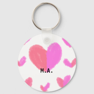 EENVOUDIG MINIMAAL. SCHATJE NAAM BABY letter Worpe Sleutelhanger