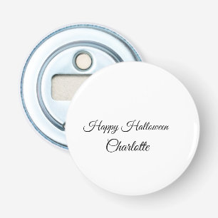 EENVOUDIG MINIMAAL. SCHATJE NAAM TOEVOEGEN BABY ge Button Flesopener