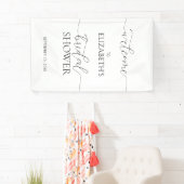Eenvoudig Minimaal Script Bruidsfeest Verwelkoming Spandoek (Insitu)