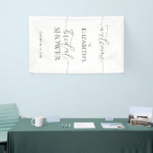 Eenvoudig Minimaal Script Bruidsfeest Verwelkoming Spandoek (Beurs)
