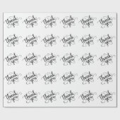 Eenvoudig minimaal script | Klassieke branding bed Cadeaupapier (Vlak)