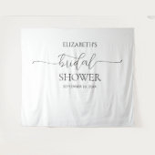 Eenvoudig minimaal script Vrijgezellenfeest Achter Wandkleed (Voorkant (horizontaal))