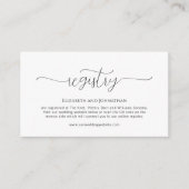 Eenvoudig minimaal scriptweddenschap informatiekaartje (Voorkant)