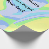 Eenvoudig minimaal streepjescode donaties venmo pa cadeaupapier (Hoek)