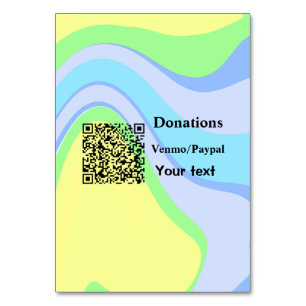 Eenvoudig minimaal streepjescode donaties venmo pa kaart