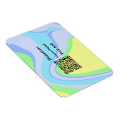 Eenvoudig minimaal streepjescode donaties venmo pa magneet (Rechterzijde)