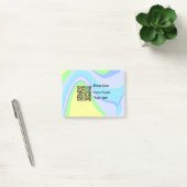 Eenvoudig minimaal streepjescode donaties venmo pa post-it® notes (Kantoor)