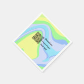 Eenvoudig minimaal streepjescode donaties venmo pa servet (Hoek)