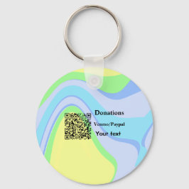 Eenvoudig minimaal streepjescode donaties venmo pa sleutelhanger