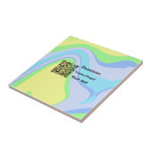 Eenvoudig minimaal streepjescode donaties venmo pa tegeltje (Zijkant)