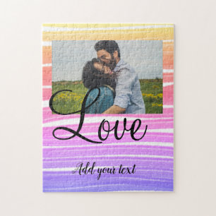 eenvoudig minimaal toevoegen jouw naam foto waterv legpuzzel