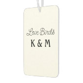 eenvoudig minimaal toevoegen jouw naam tekst luchtverfrisser (Links)