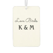 eenvoudig minimaal toevoegen jouw naam tekst luchtverfrisser (Achterkant)