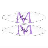 eenvoudig minimaal toevoegen naam monogram roze ro basketbal (Panelen)