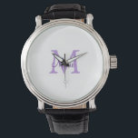 eenvoudig minimaal toevoegen naam monogram roze ro horloge<br><div class="desc">mooi design</div>