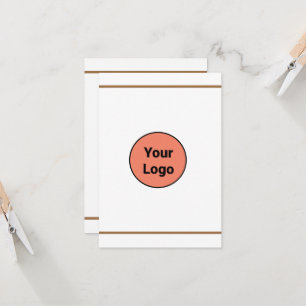 EENVOUDIG MINIMAAL TOEVOEGEN UW LOGO-DOUANESTEKST