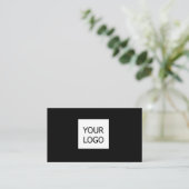 EENVOUDIG MINIMAAL TOEVOEGEN UW LOGO-DOUANESTEKST  CONTACTKAARTJE (Staand voorkant)