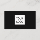 EENVOUDIG MINIMAAL TOEVOEGEN UW LOGO-DOUANESTEKST  CONTACTKAARTJE (Voorkant)