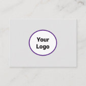 EENVOUDIG MINIMAAL TOEVOEGEN UW LOGO-DOUANESTEKST  CONTACTKAARTJE (Voorkant)