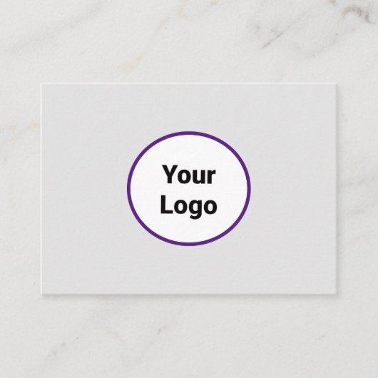 EENVOUDIG MINIMAAL TOEVOEGEN UW LOGO-DOUANESTEKST  CONTACTKAARTJE (Voorkant)