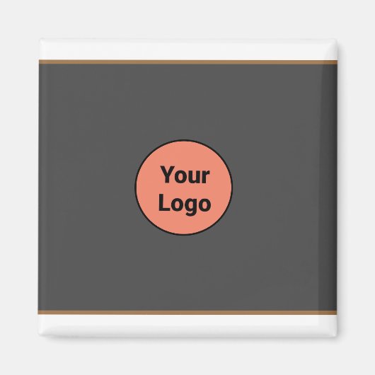 EENVOUDIG MINIMAAL TOEVOEGEN UW LOGO-DOUANESTEKST MAGNEET (Voorkant)