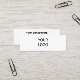 EENVOUDIG MINIMAAL TOEVOEGEN UW LOGO-DOUANESTEKST  MINI VISITEKAARTJE