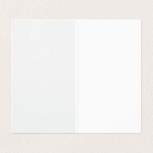 EENVOUDIG MINIMAAL TOEVOEGEN UW LOGO-DOUANESTEKST VISITEKAARTJE (Binnenkant ongevouwen)