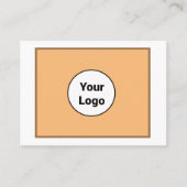 EENVOUDIG MINIMAAL TOEVOEGEN UW LOGO-DOUANESTEKST  VISITEKAARTJE (Voorkant)